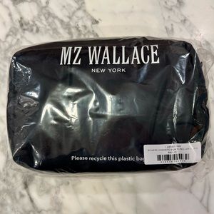 NWT MZ Wallace Black Large Bowery Cosmetic Bag